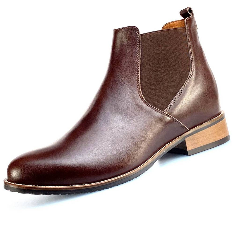 MALVENO High Heel Boots For Men Height Increasing Chelsea Boots Men