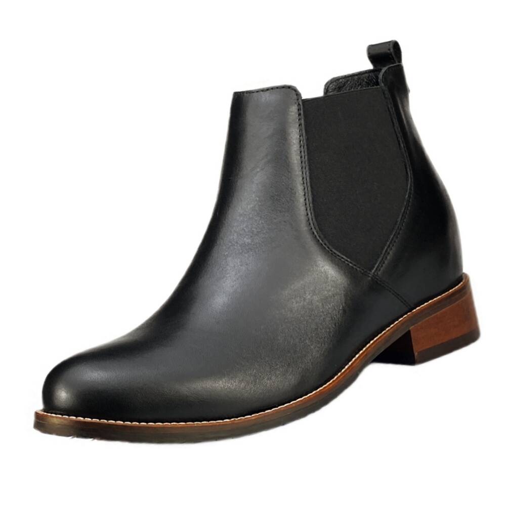 Height Increasing Chelsea Boots Men Taller Shoes EMPOLI from 2.8 to 3.2 INCHES