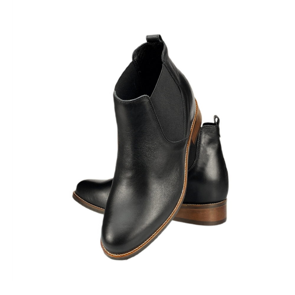 Mens block cheap heel boots