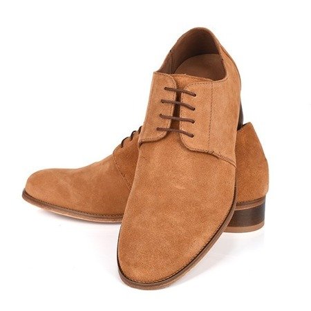 Men's SONDRIO elevator shoes on a leather sole + 7CM