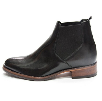 Men's Grain leather EMPOLI elevator shoes + 7CM -30%